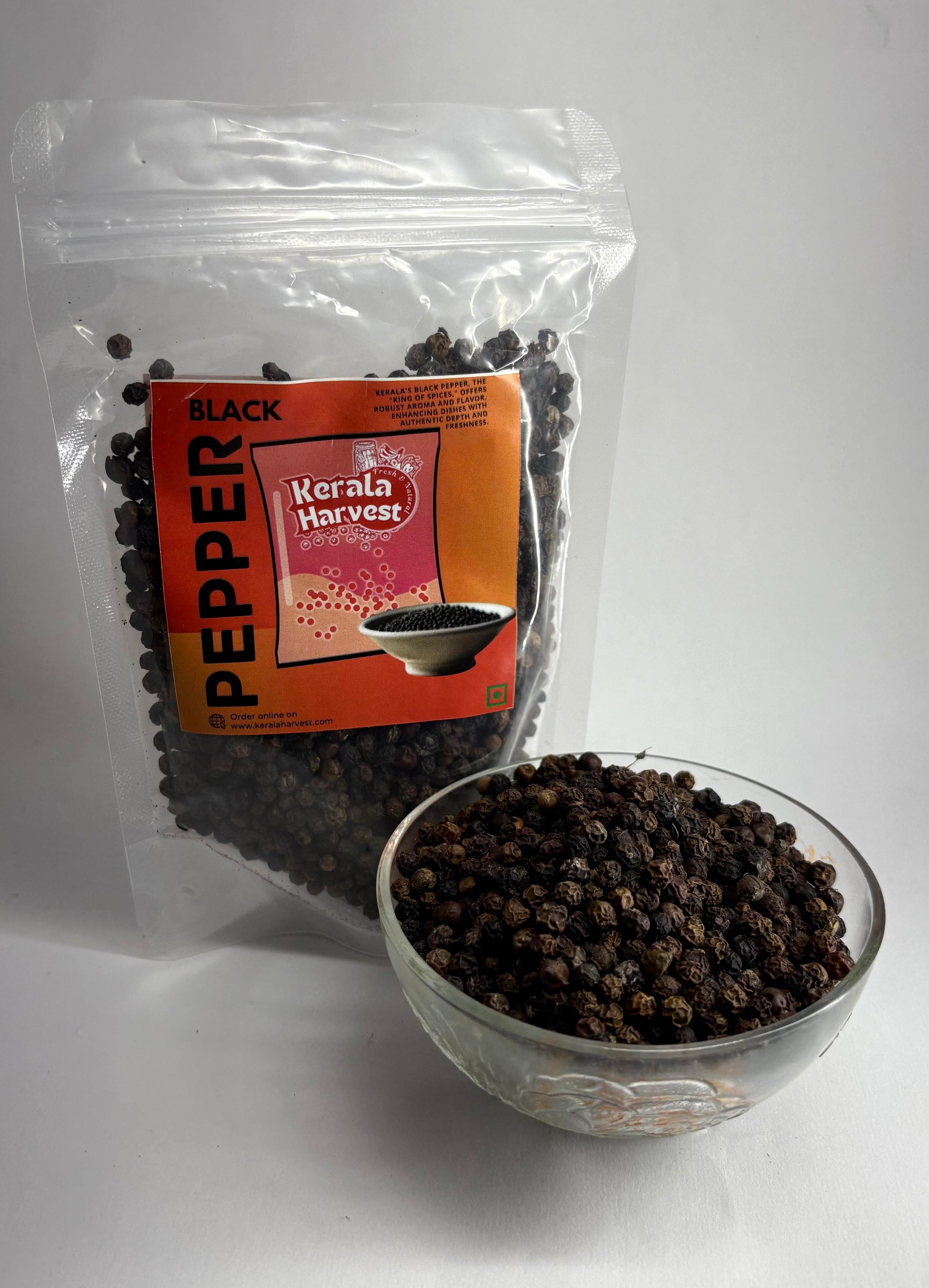Kerala Harvest Premium Quality Black Pepper-Whole