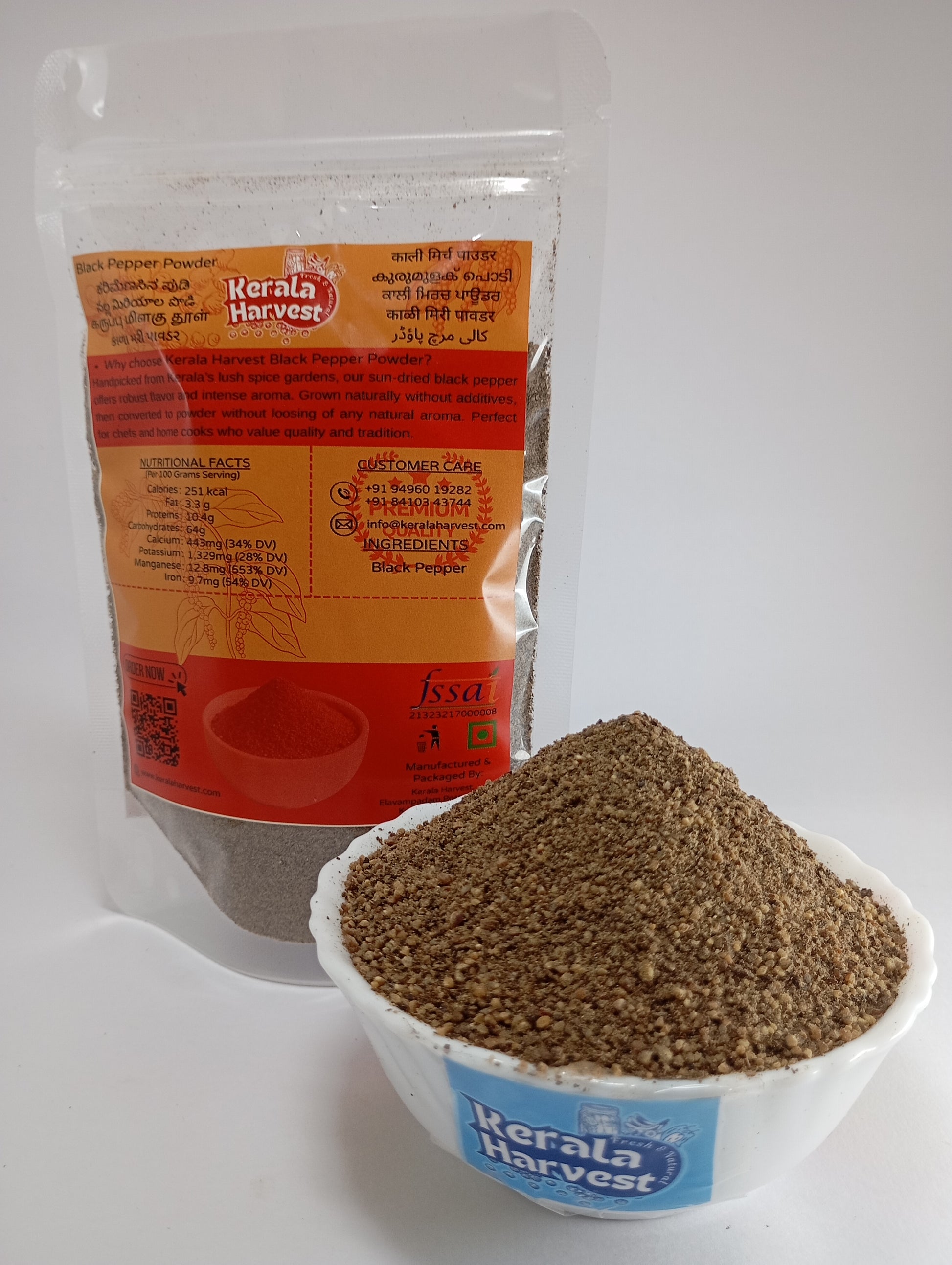 Kerala Harvest Premium Quality Black Pepper Powder
