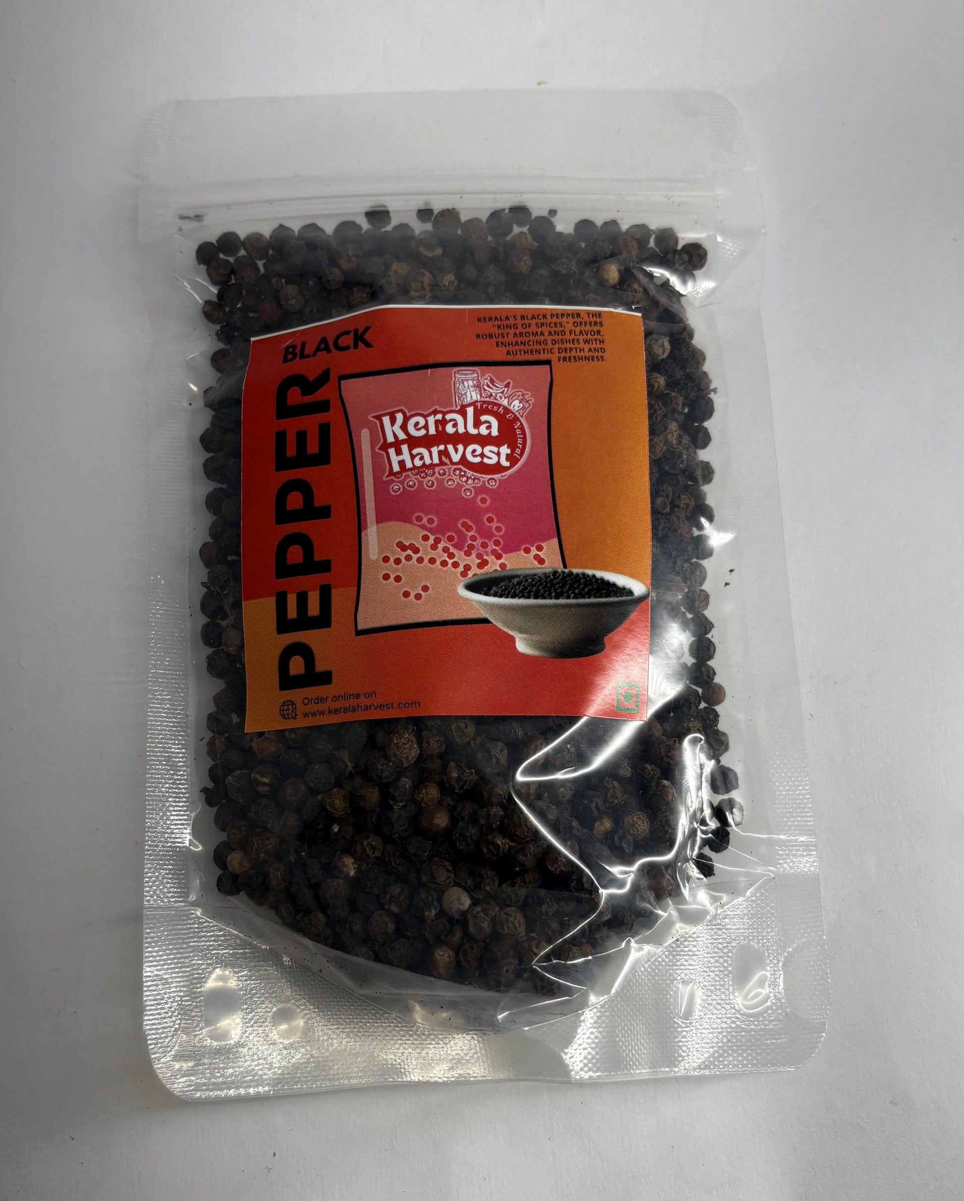 Kerala Harvest Premium Quality Black Pepper-Whole