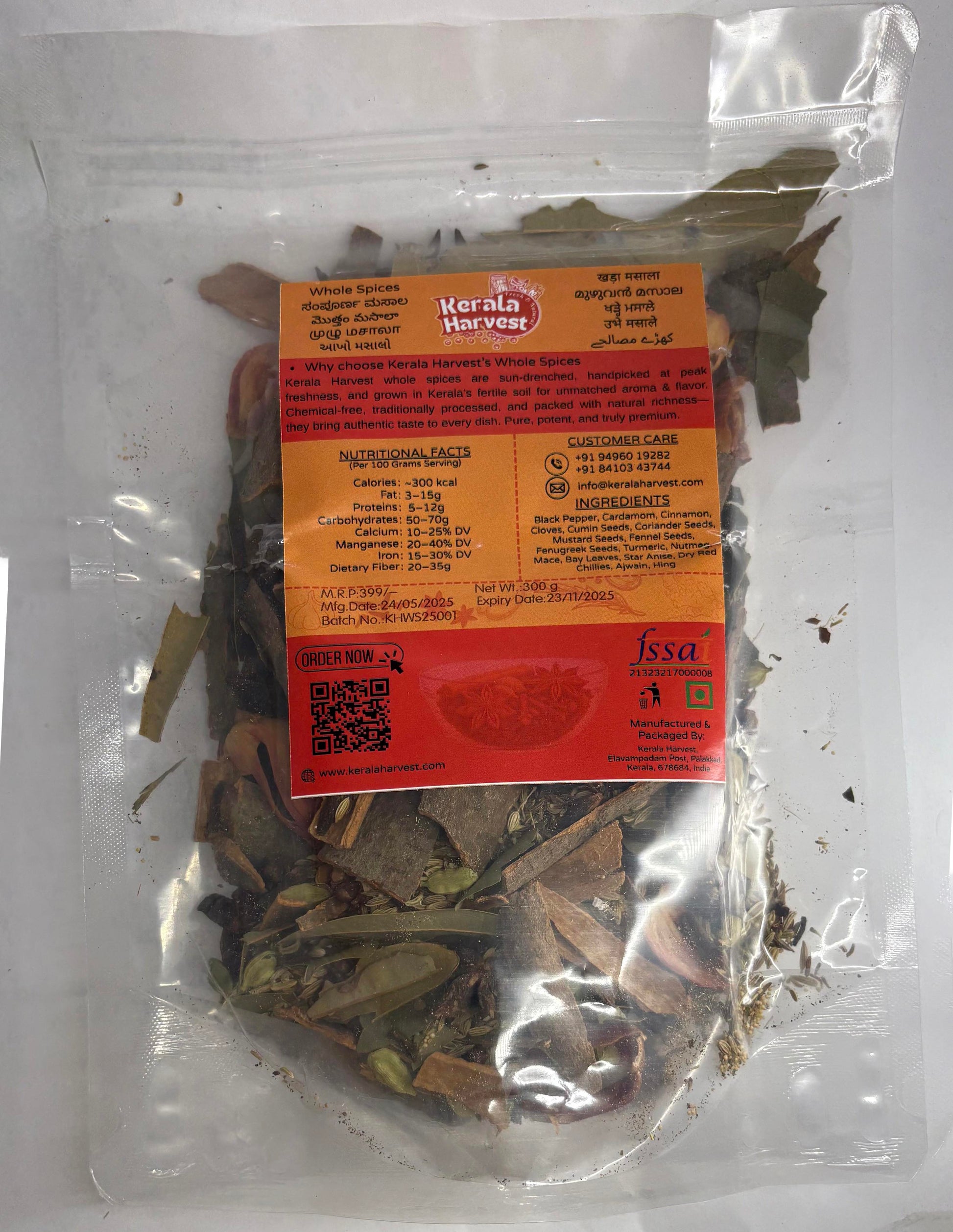 Kerala Harvest Premium Quality Whole Spices