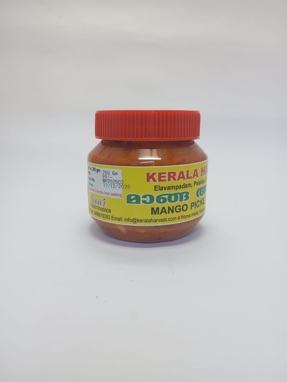 Kerala Harvest Premium Quality Homemade Mango Pickle