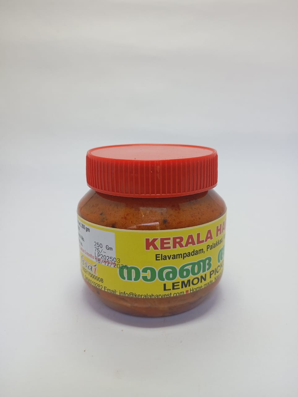 Kerala Harvest Premium Quality Homemade Lemon Pickle