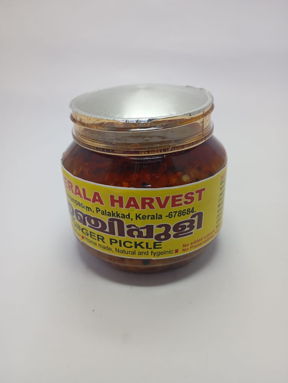 Kerala Harvest Premium Quality Homemade Ginger Pickle