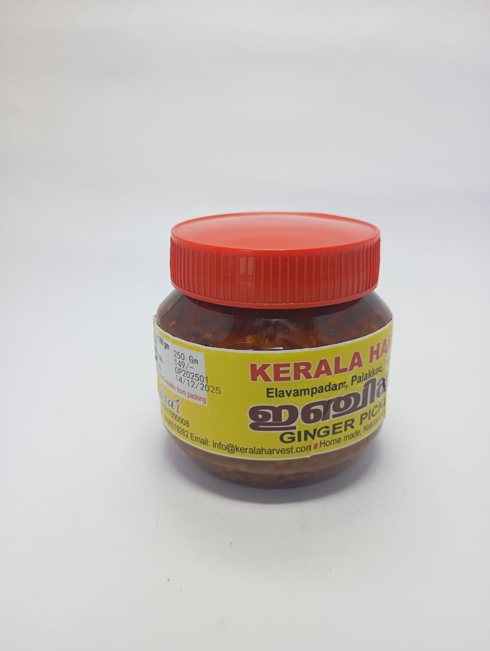 Kerala Harvest Premium Quality Homemade Ginger Pickle