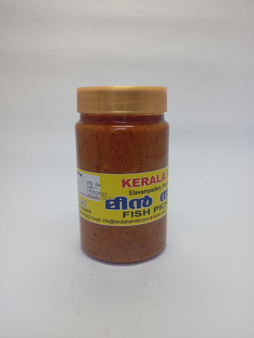 Kerala Harvest Premium Quality Homemade Fish Pickle