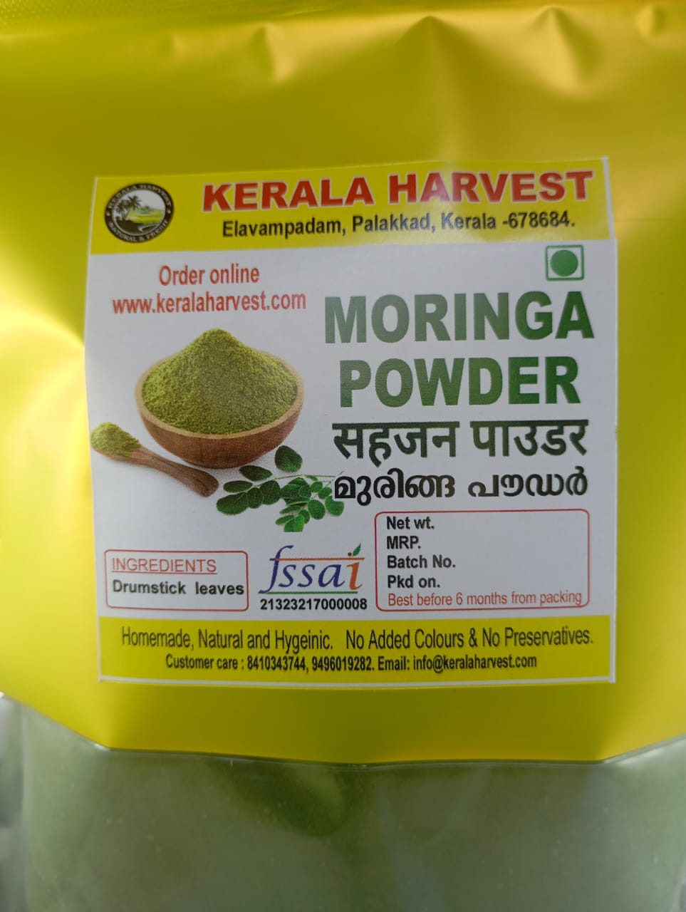 Kerala Harvest Premium Quality Moringa Powder
