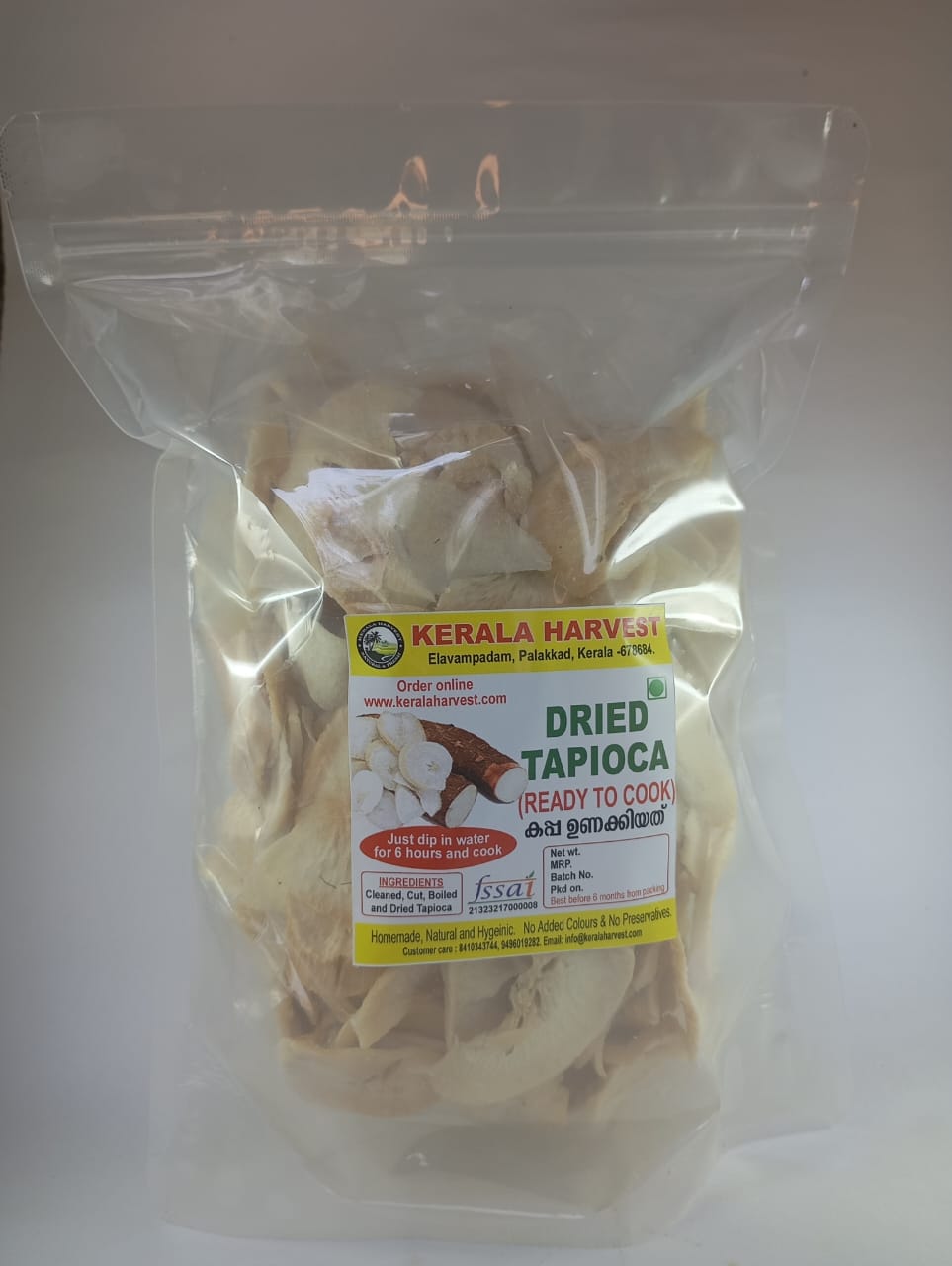 Kerala Harvest Premium Quality Dried Tapioca